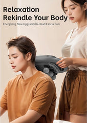 6-Head Deep Tissue Massage Gun – 20 Levels | Bikroyads