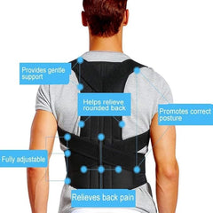 Posture Corrector Back Brace for Men &amp; Women – Adjustable Shoulder Support Belt
