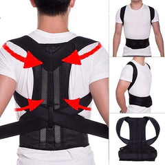 Posture Corrector Back Brace for Men &amp; Women – Adjustable Shoulder Support Belt